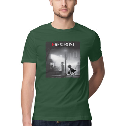 T-Rexorcist T-Shirt Olive Green Printrove