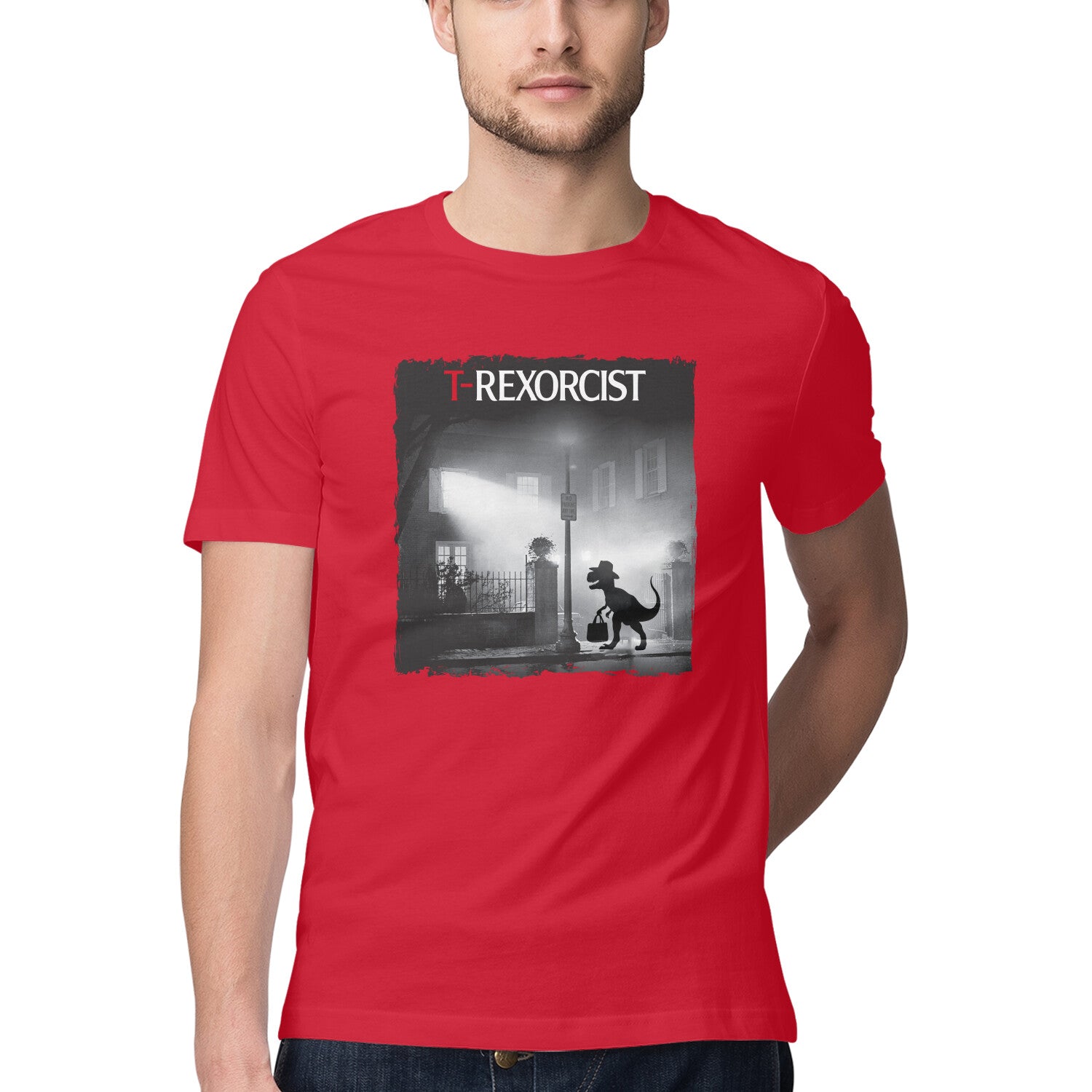 T-Rexorcist T-Shirt Red Printrove