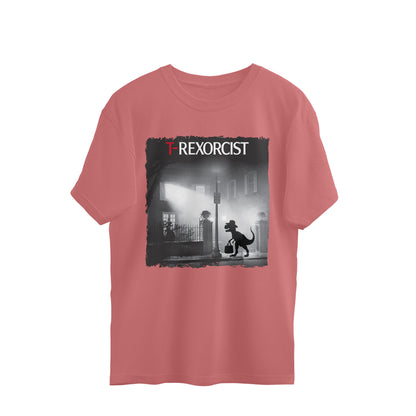 T-Rexorcist Oversized T-Shirt Dusty Rose Printrove