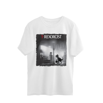 T-Rexorcist Oversized T-Shirt White Printrove