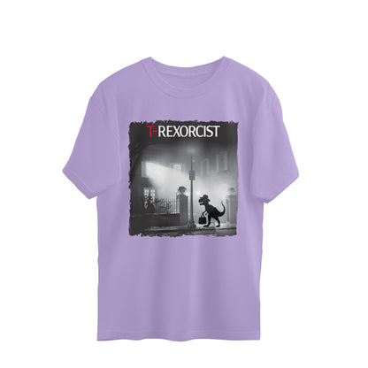 T-Rexorcist Oversized T-Shirt Iris Lavender Printrove