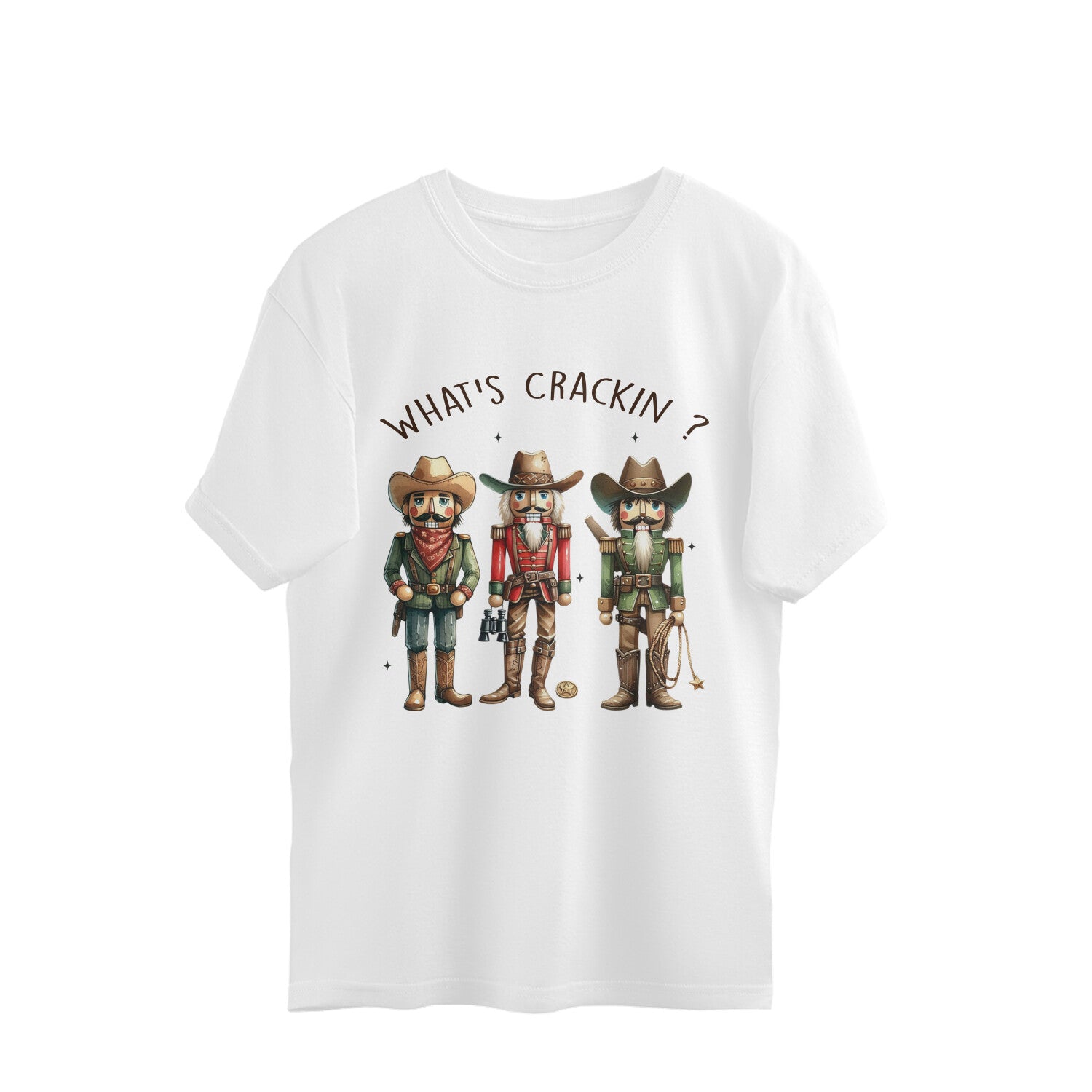 What's Crackin Oversized T-Shirt White Printrove