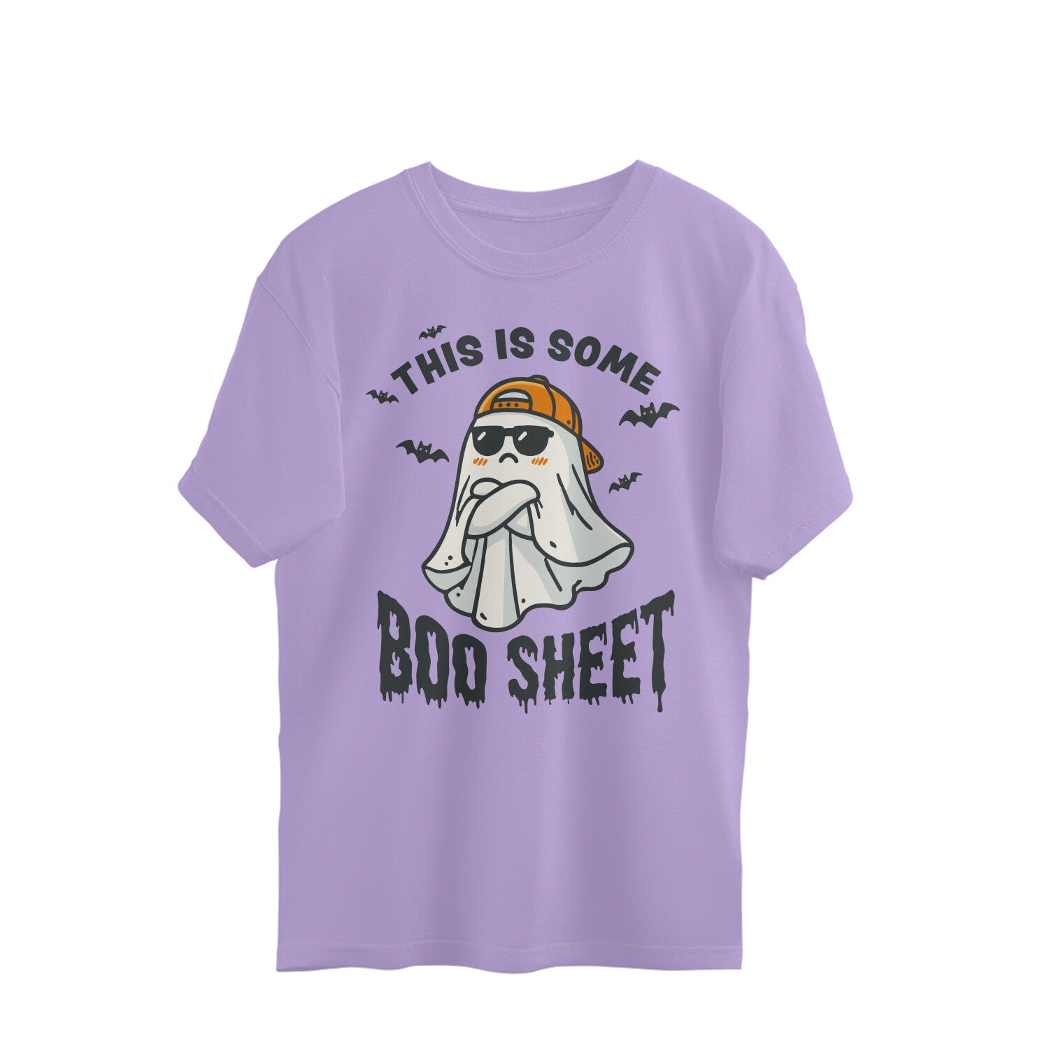 This Is Some Boo Sheet Oversized T-Shirt Iris Lavender Printrove