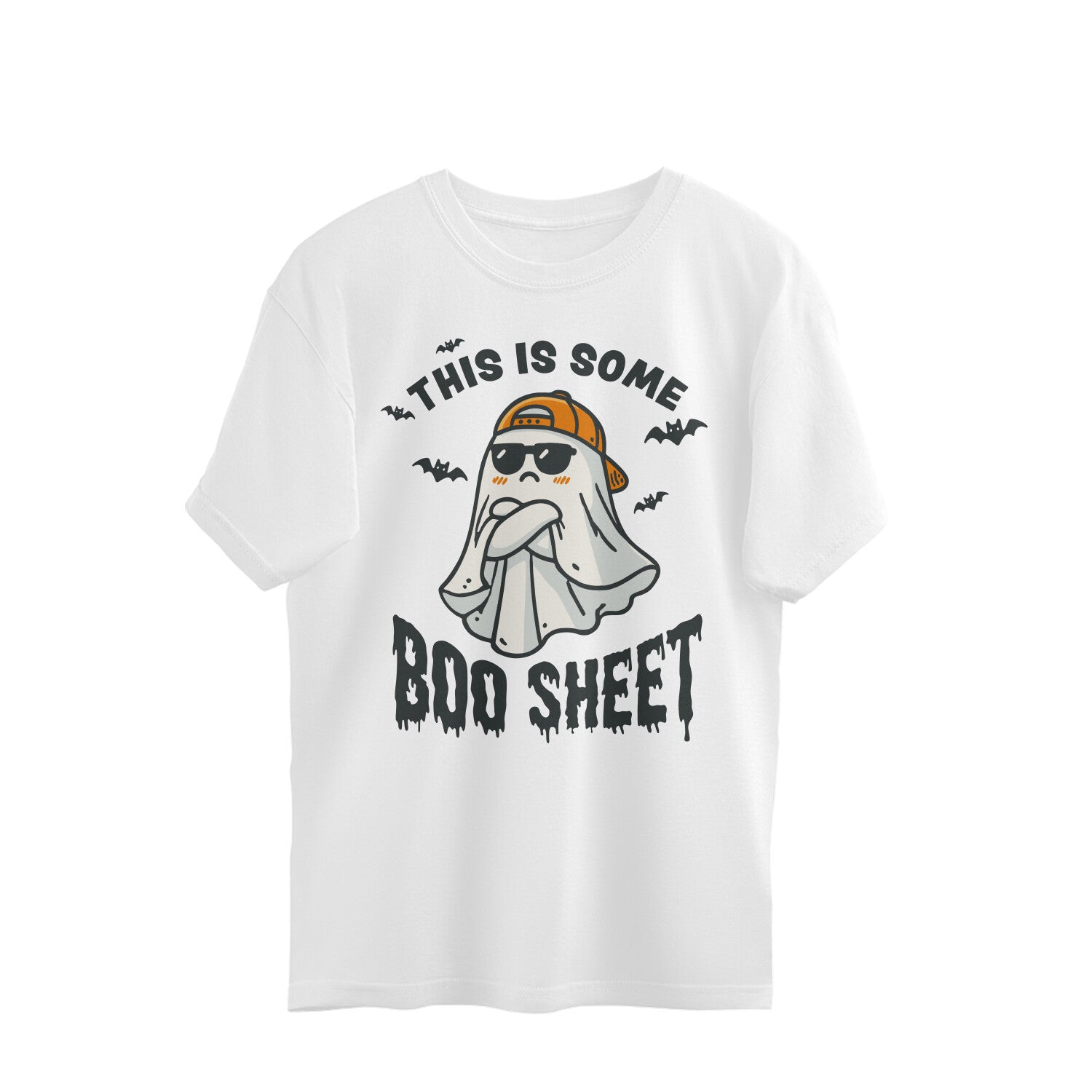 This Is Some Boo Sheet Oversized T-Shirt White Printrove
