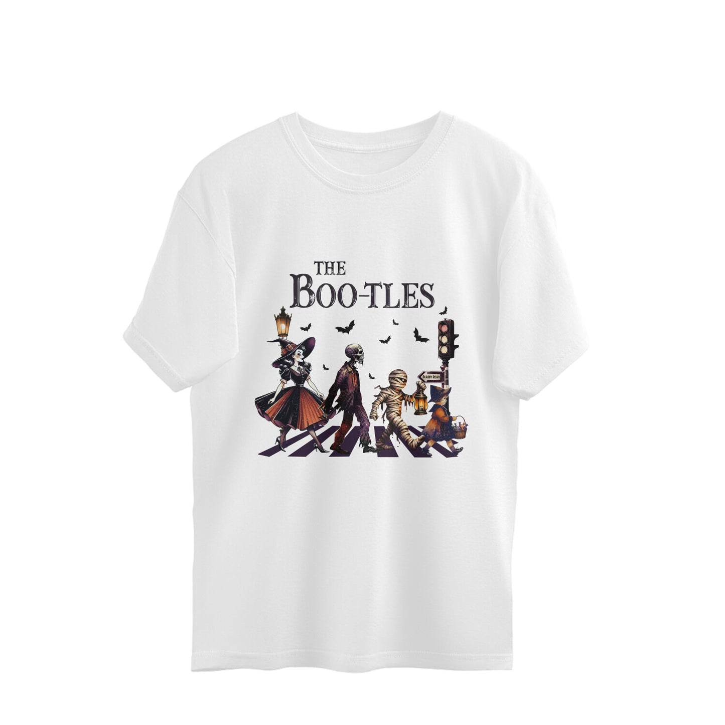 The Bootles Oversized T-Shirt White Printrove