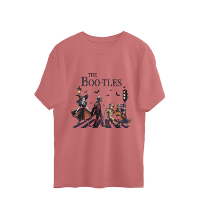The Bootles Oversized T-Shirt Dusty Rose Printrove