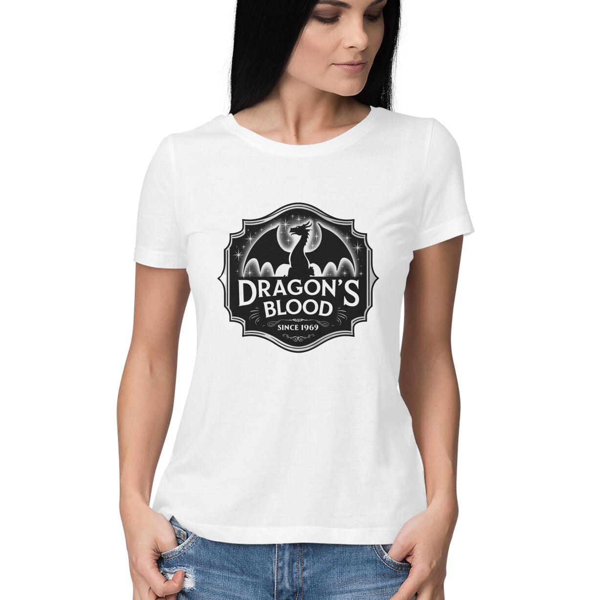 Dragon's Blood Women's T-Shirt White Printrove
