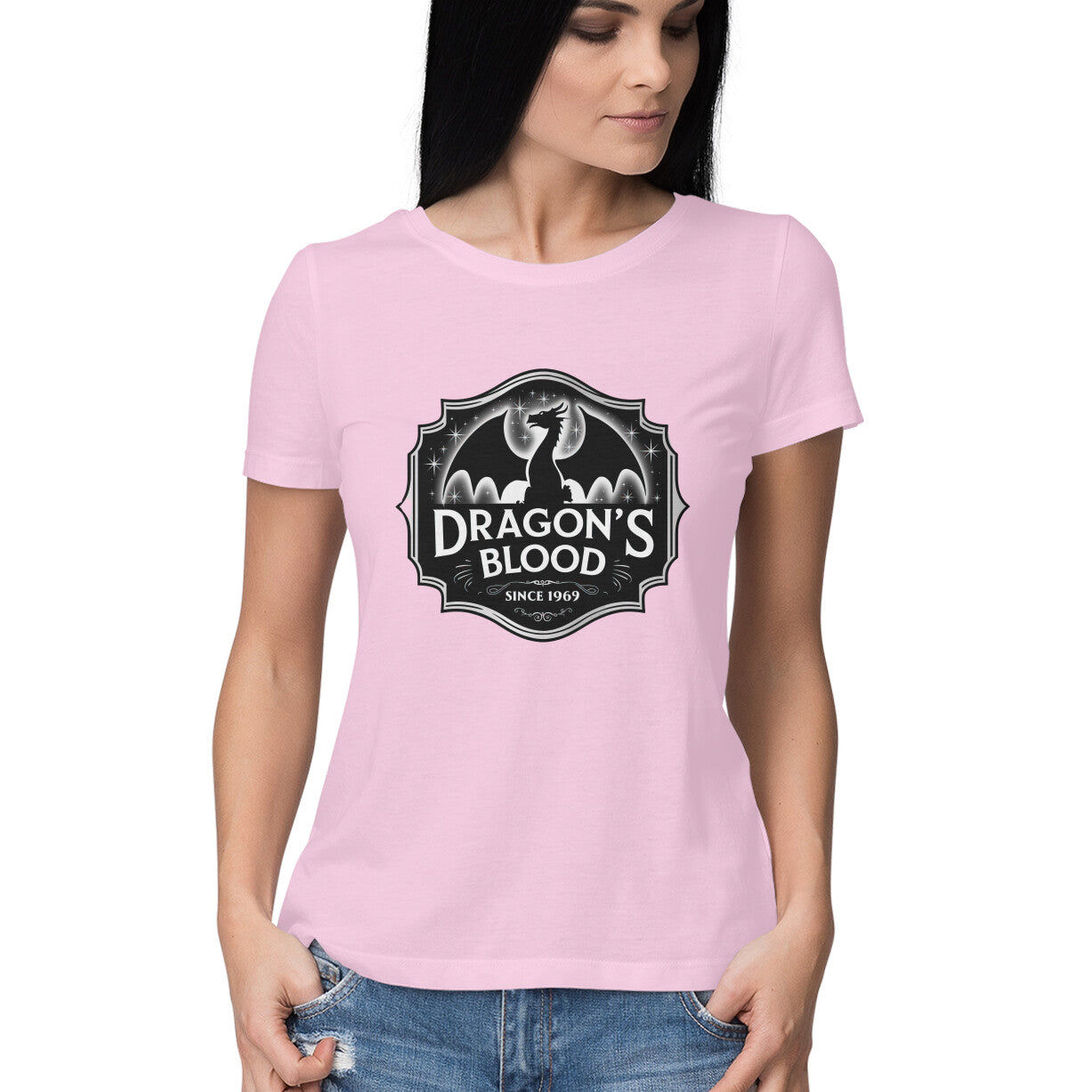 Dragon's Blood Women's T-Shirt Light Pink Printrove
