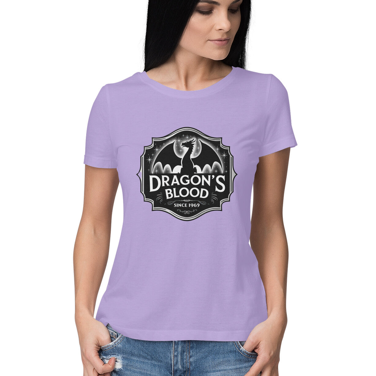 Dragon's Blood Women's T-Shirt Iris Lavender Printrove