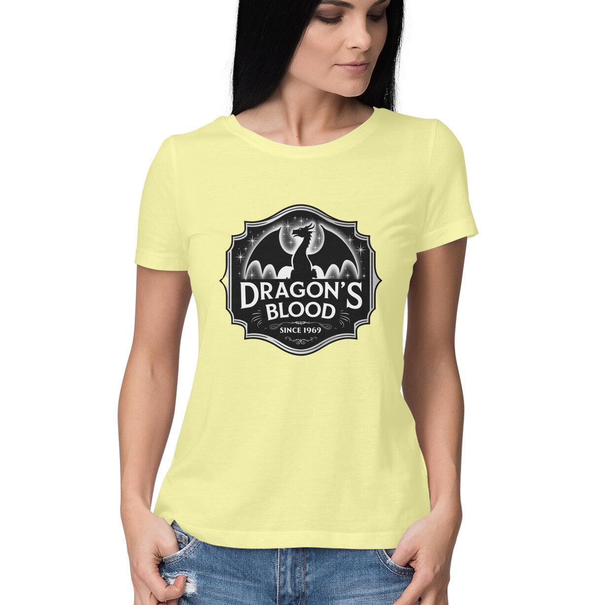 Dragon's Blood Women's T-Shirt Butter Yellow Printrove