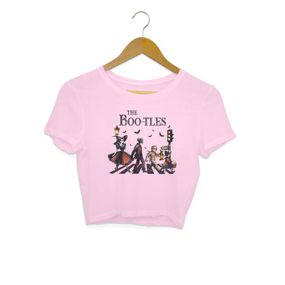 The Bootles Crop Top Light Pink Printrove