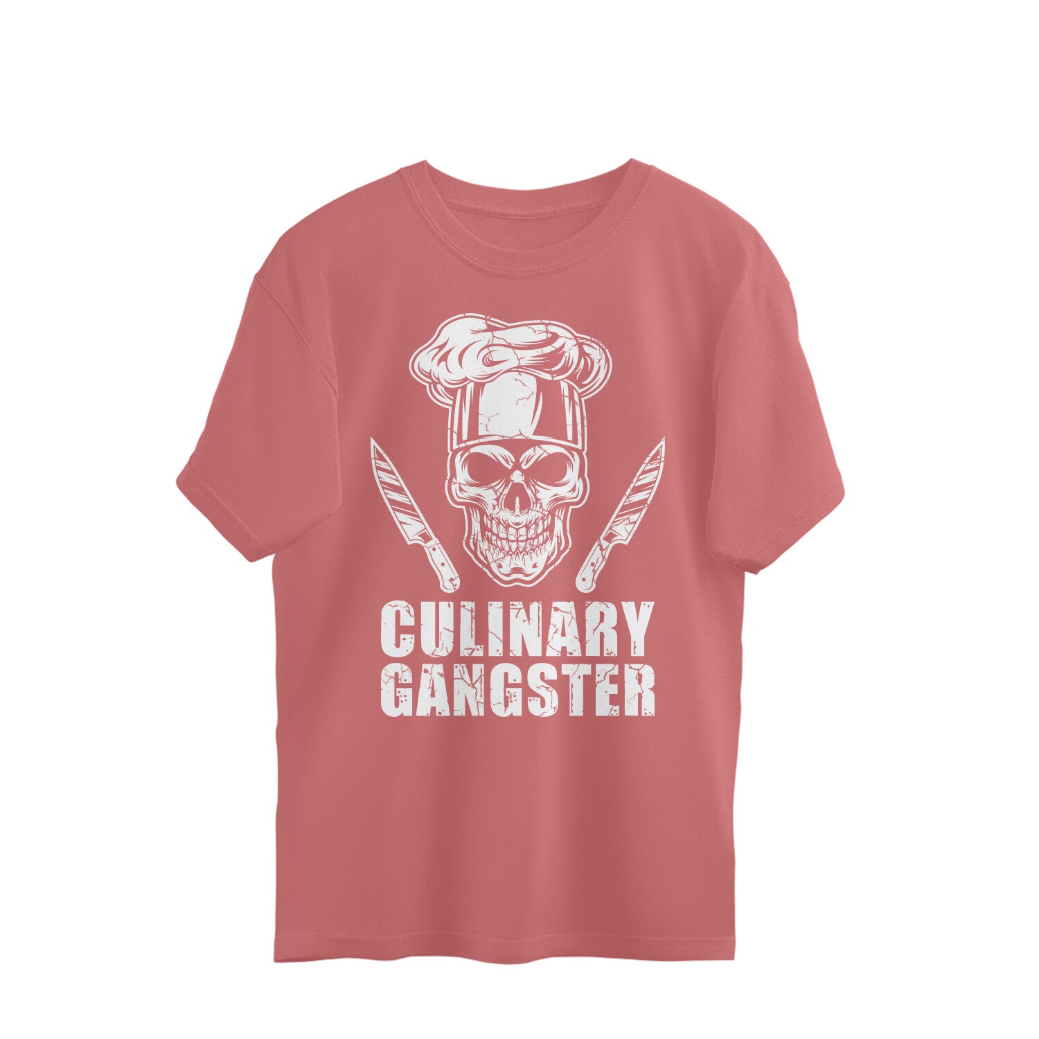 Culinary Gangster Oversized T-Shirt Dusty Rose Printrove