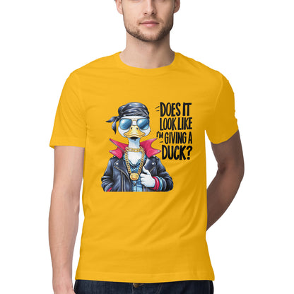 Giving A Duck T-Shirt Golden Yellow Printrove