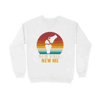 New Knee New Me Sweatshirt White Printrove