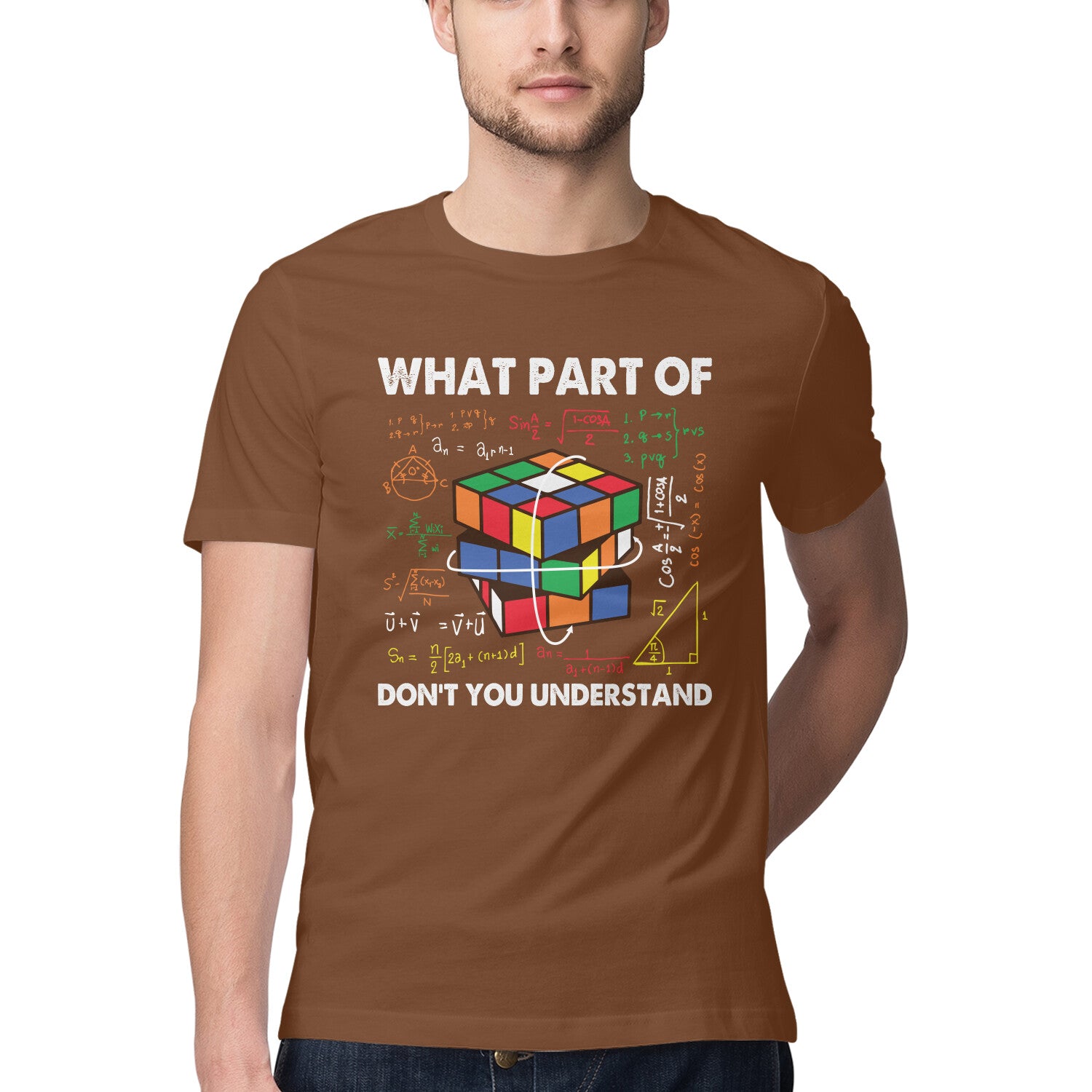 Don't You Understand T-Shirt Coffee Brown Printrove