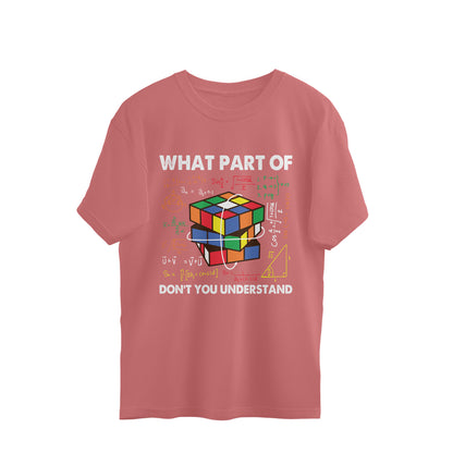 Don't You Understand Oversized T-Shirt Dusty Rose Printrove