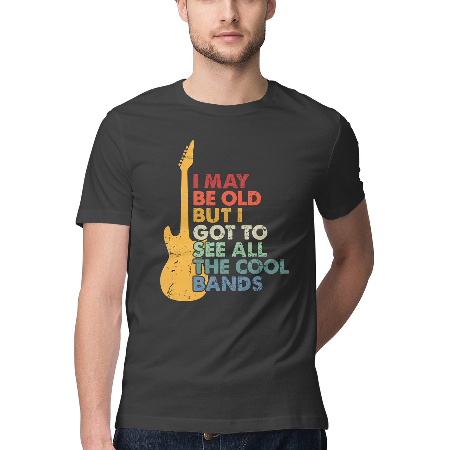 Music Quote T-Shirt Black Printrove