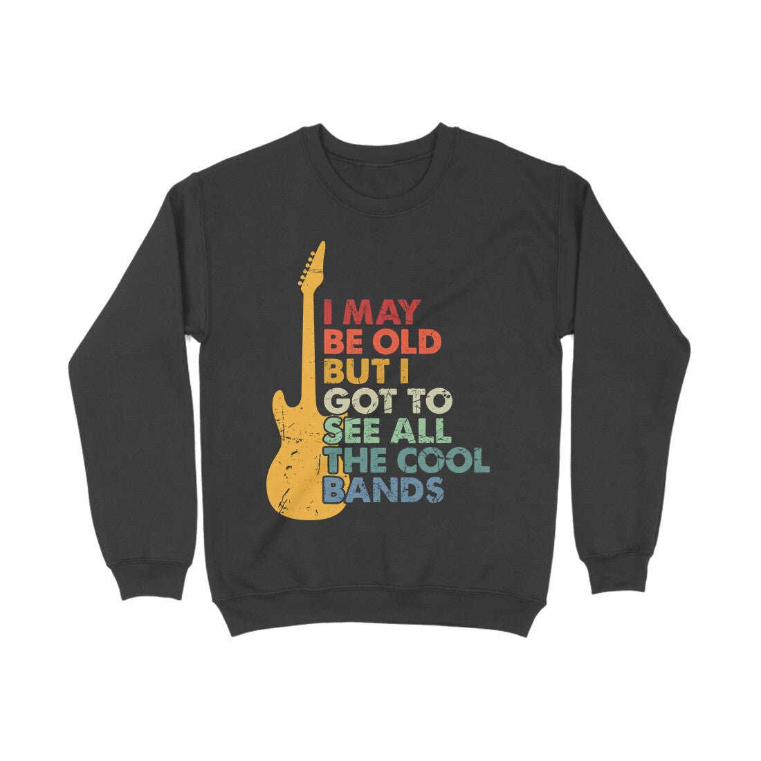 Music Quote Sweatshirt Black Printrove