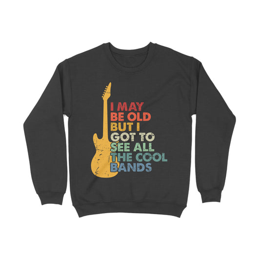 Music Quote Sweatshirt Black Printrove