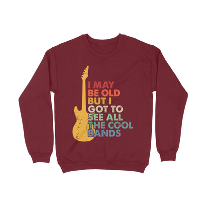 Music Quote Sweatshirt Maroon Printrove