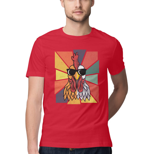 Chicken T-Shirt Red Printrove