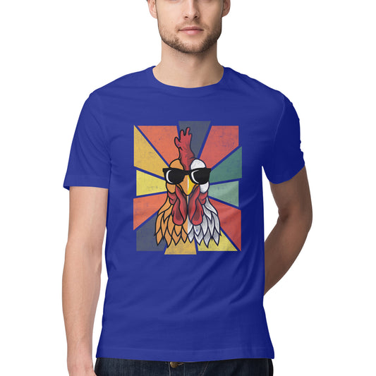 Chicken T-Shirt Royal Blue Printrove