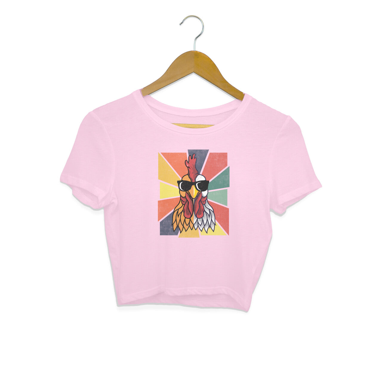Chicken Crop Top Light Pink Printrove