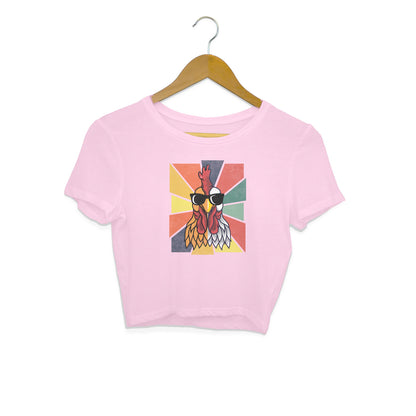 Chicken Crop Top Light Pink Printrove