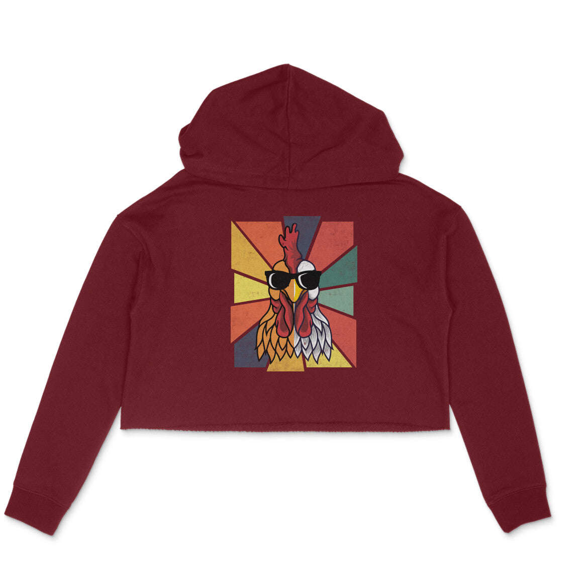Chicken Crop Hoodie Maroon Printrove