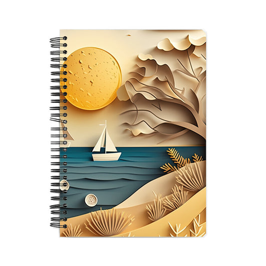 Summer Beach Theme Notebook A5 Printrove