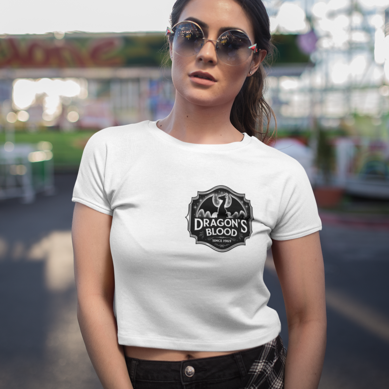 Dragon's Blood Crop Top Printrove