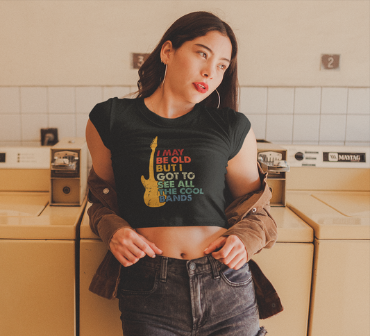 Music Quote Crop Top Printrove