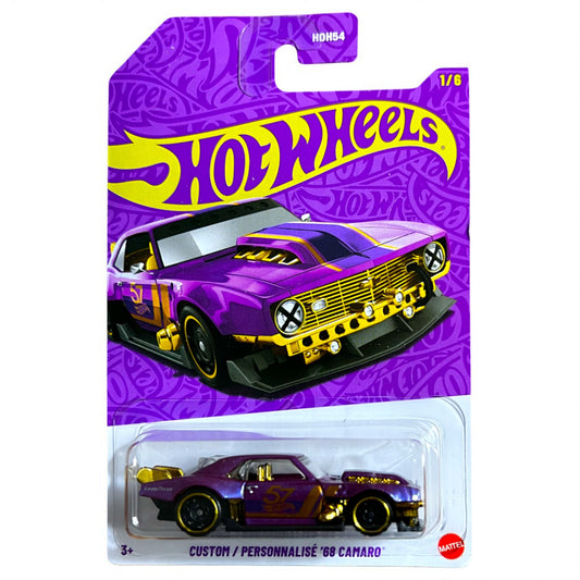 Hot Wheels 57th Anniversary Series - '68 Camaro Custom - Purple Gold Edition Mattel