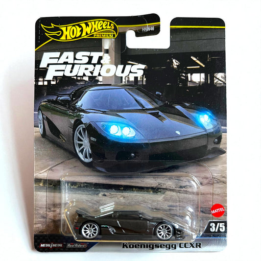 Original Hot Wheels Premium HNW46 - Koenigsegg CCXR - Fast & Furious Edition (2025) Mattel