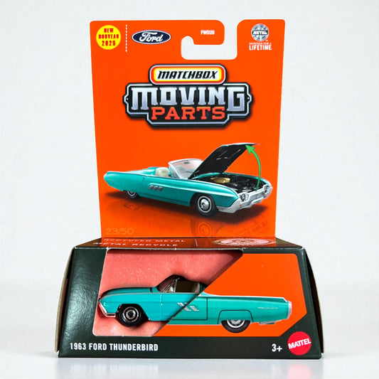 Hot Wheels MatchBox Moving Parts - '63 Ford Thunderbird (2025 Edition) FWD28 Series Mattel