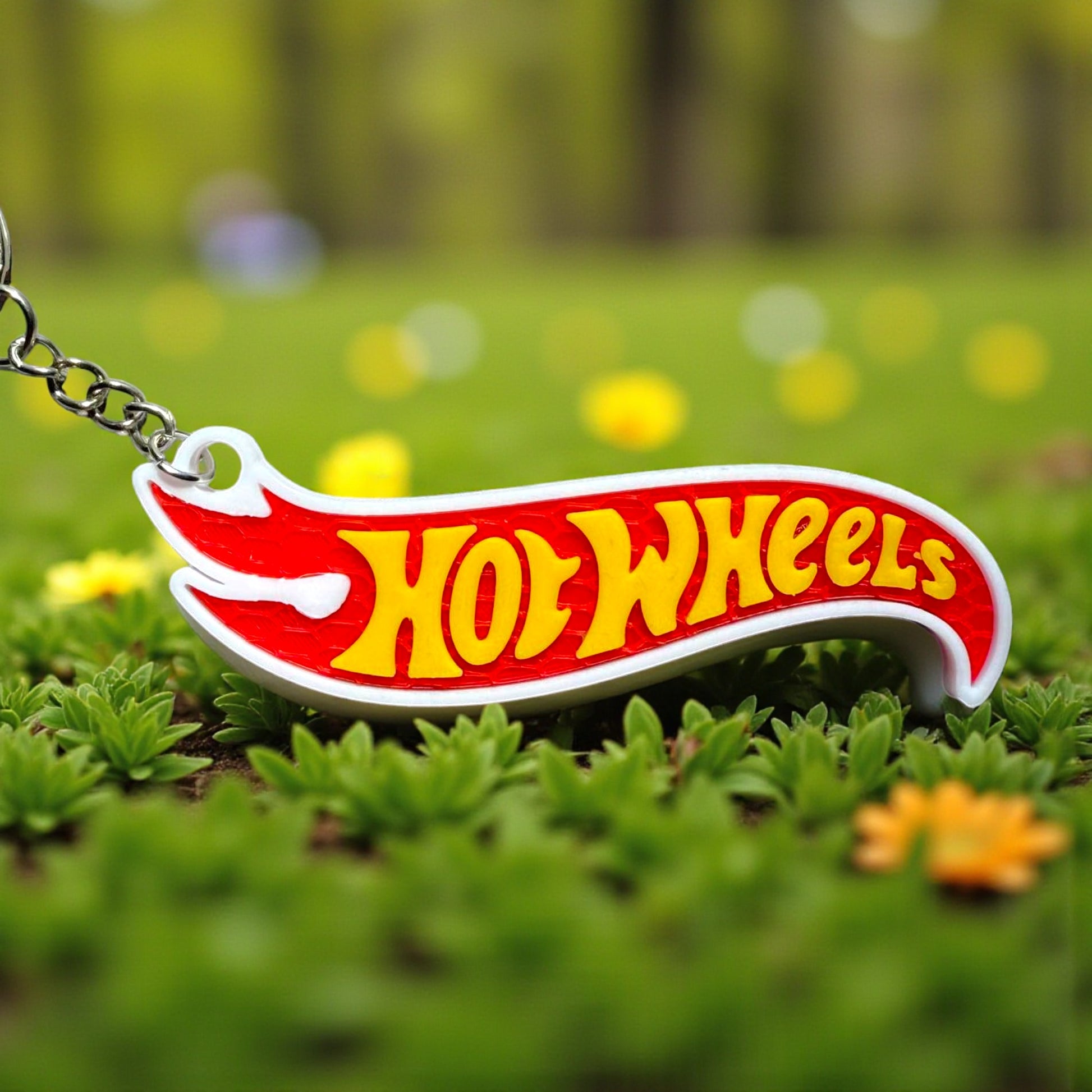 Hot Wheels Flame Keychain Sentosa Color Lab