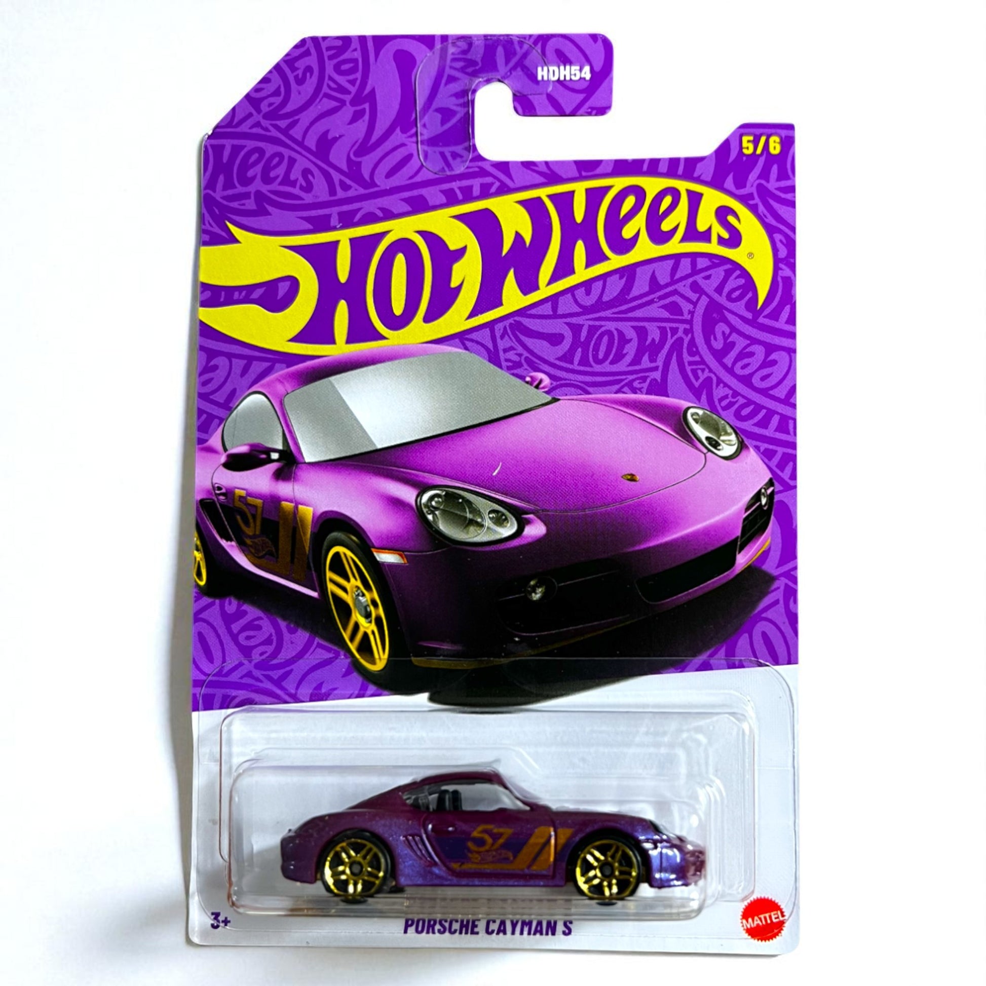 Hot Wheels 57th Anniversary Series - Porsche Cayman S - Purple Gold Edition Mattel