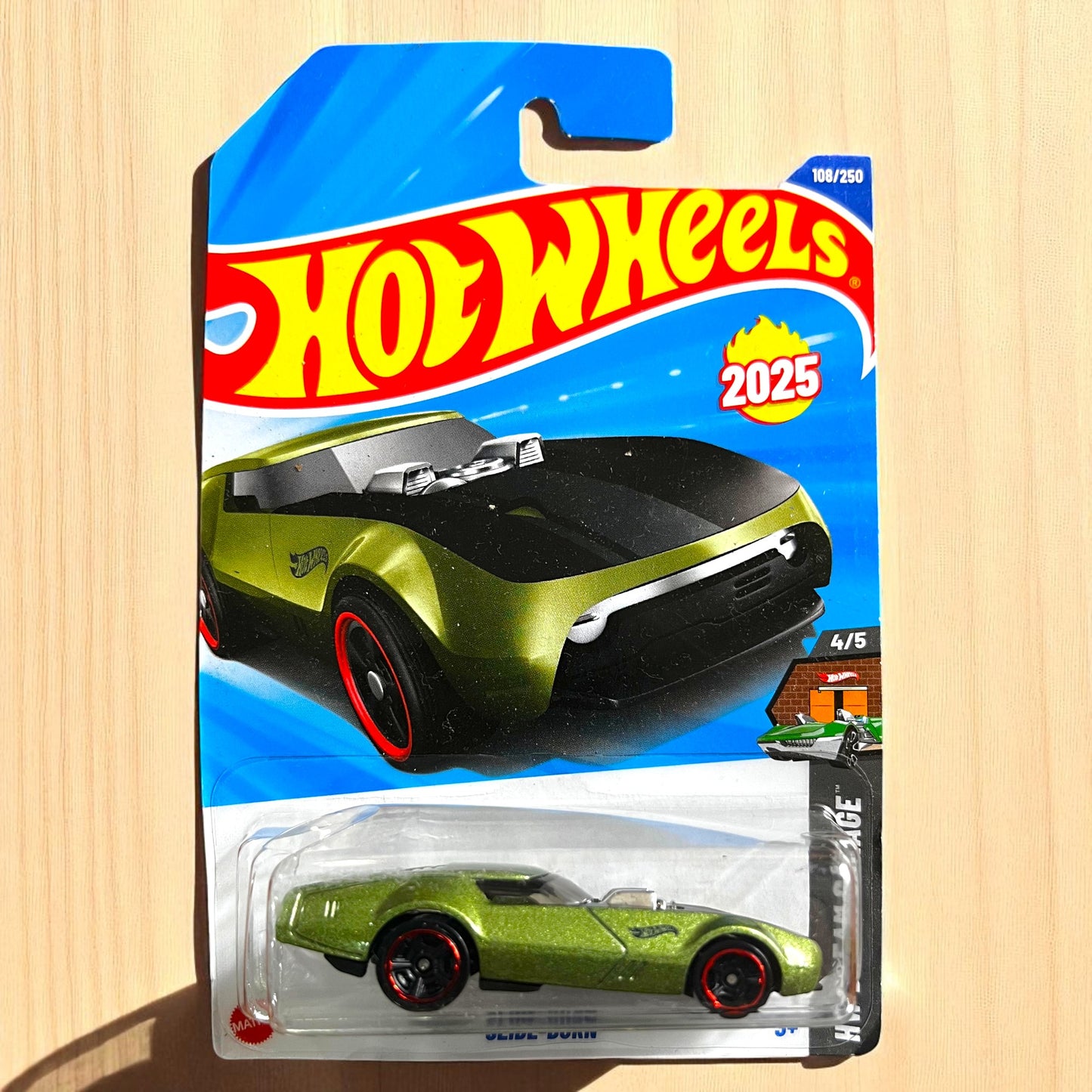 Hot Wheels N Case - Slide Burn - 108/250 - 2025 Edition - HYX91 N7C5 Series Mattel
