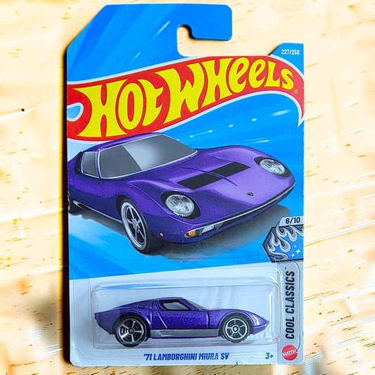 Hot Wheels - '71 Lamborghini Miura SV - 227/250 - 2026 Edition - M Case Mattel