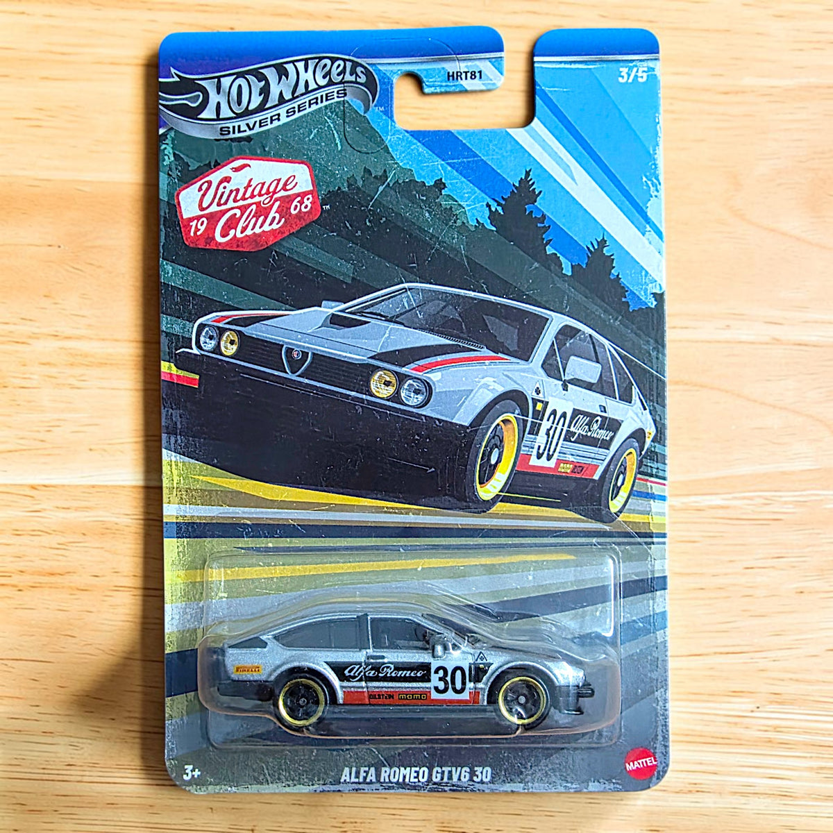 Hot Wheels Silver Series - Alfa Romeo GTV6 30 - 3/5 - HRT81 Series - Vintage Club