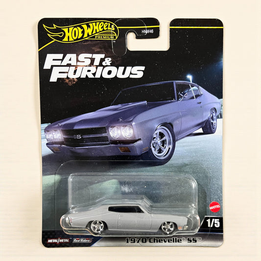 Original Hot Wheels Premium - 1970 Chevelle SS - Fast & Furious Edition (2025) HNW46 Mattel