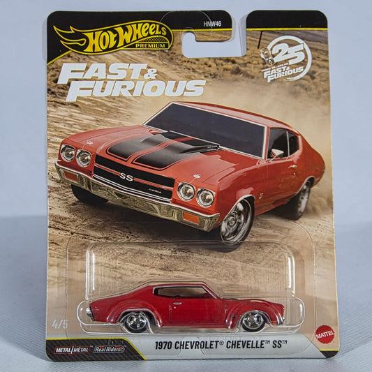 Hot Wheels Premium - 1970 Chevrolet Chevelle SS - Fast & Furious 25th Anniversary - 4/5 - HNW46 Mattel