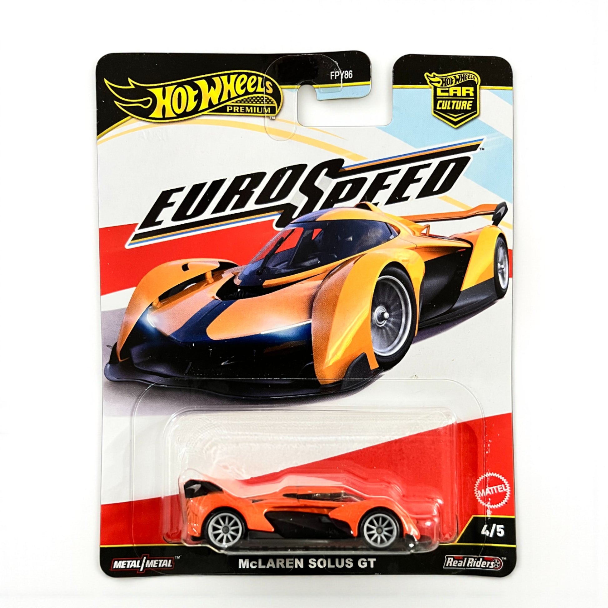 Hot Wheels Premium Car Culture - McLaren Solus GT - Euro Speed FPY86 Mattel
