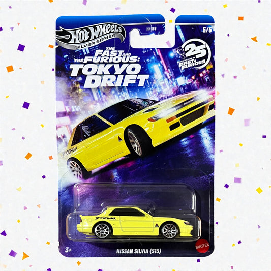 Hot Wheels Silver Series - Nissan Silvia (S13) - Fast & Furious Tokyo Drift - 5/5 - HNR88 Mattel