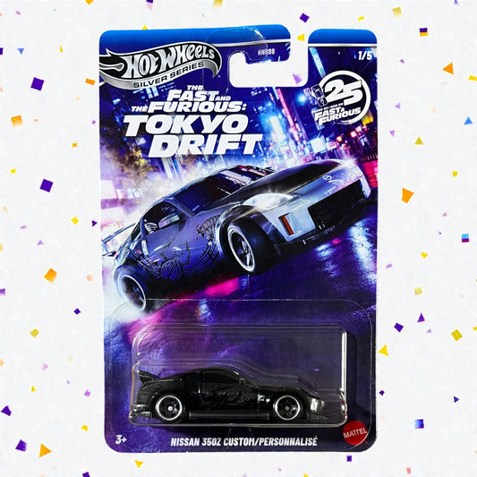 Hot Wheels Silver Series - Nissan 350z Custom - Fast & Furious Tokyo Drift - 1/5 - HNR88 Mattel