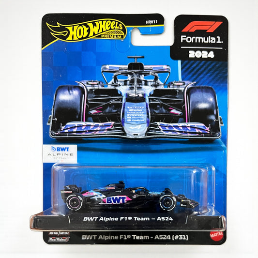 Hot Wheels Premium Formula 1 - BWT Alpine F1 Team A524 (#31) - HRV11 Series (2025) Mattel