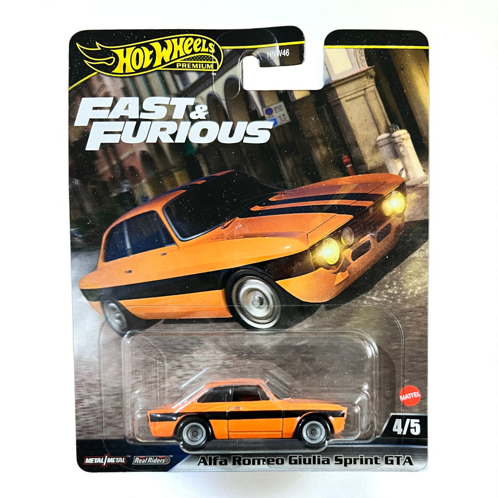 Original Hot Wheels Premium - Alfa Romeo Giulia Spirit GTA - Fast & Furious Edition (2025) HNW46 Mattel