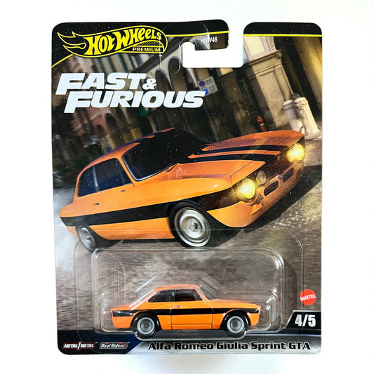 Original Hot Wheels Premium - Alfa Romeo Giulia Spirit GTA - Fast & Furious Edition (2025) HNW46 Mattel