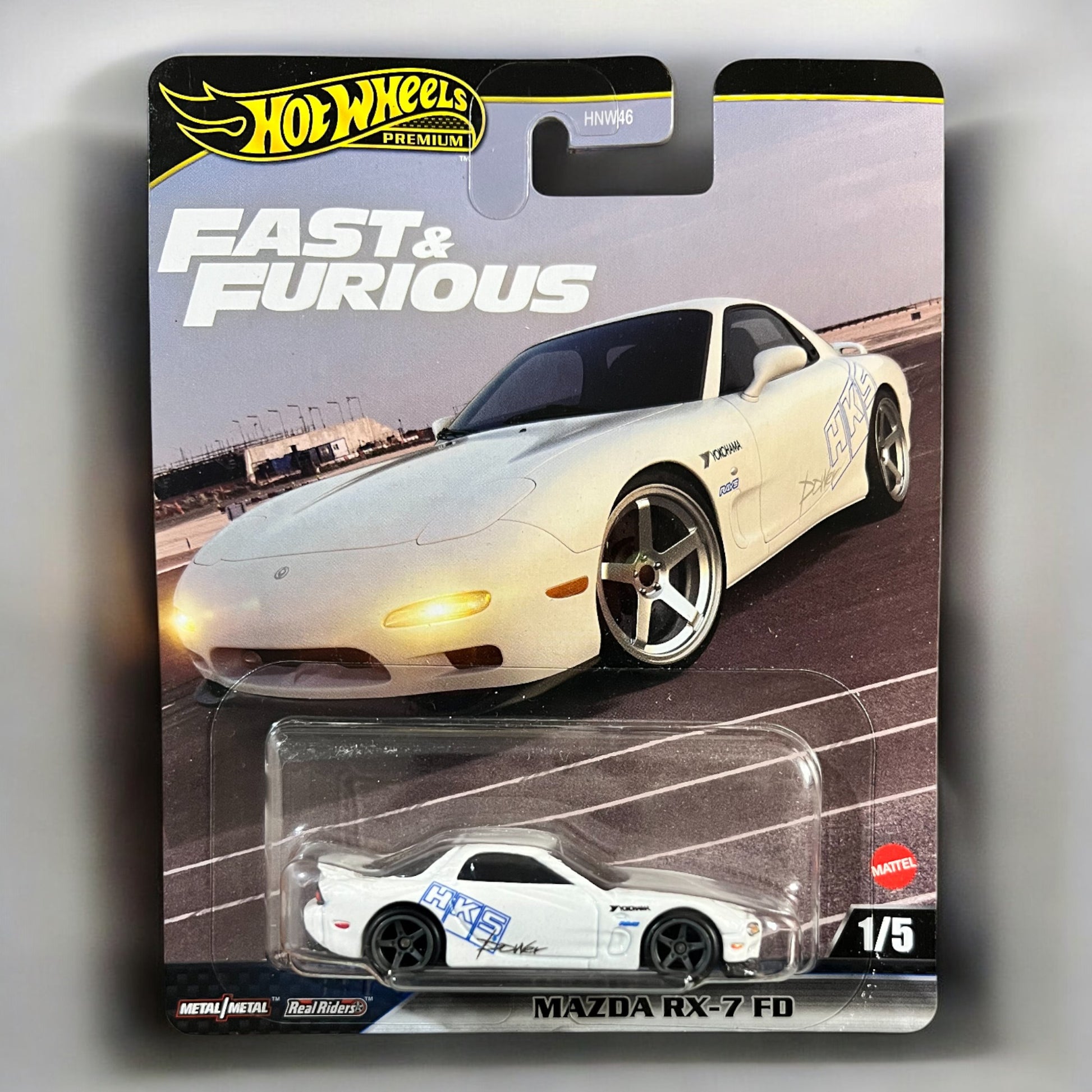 Original Hot Wheels Premium - Mazda RX-7 FD - Fast & Furious Edition (2025) HNW46 Mattel