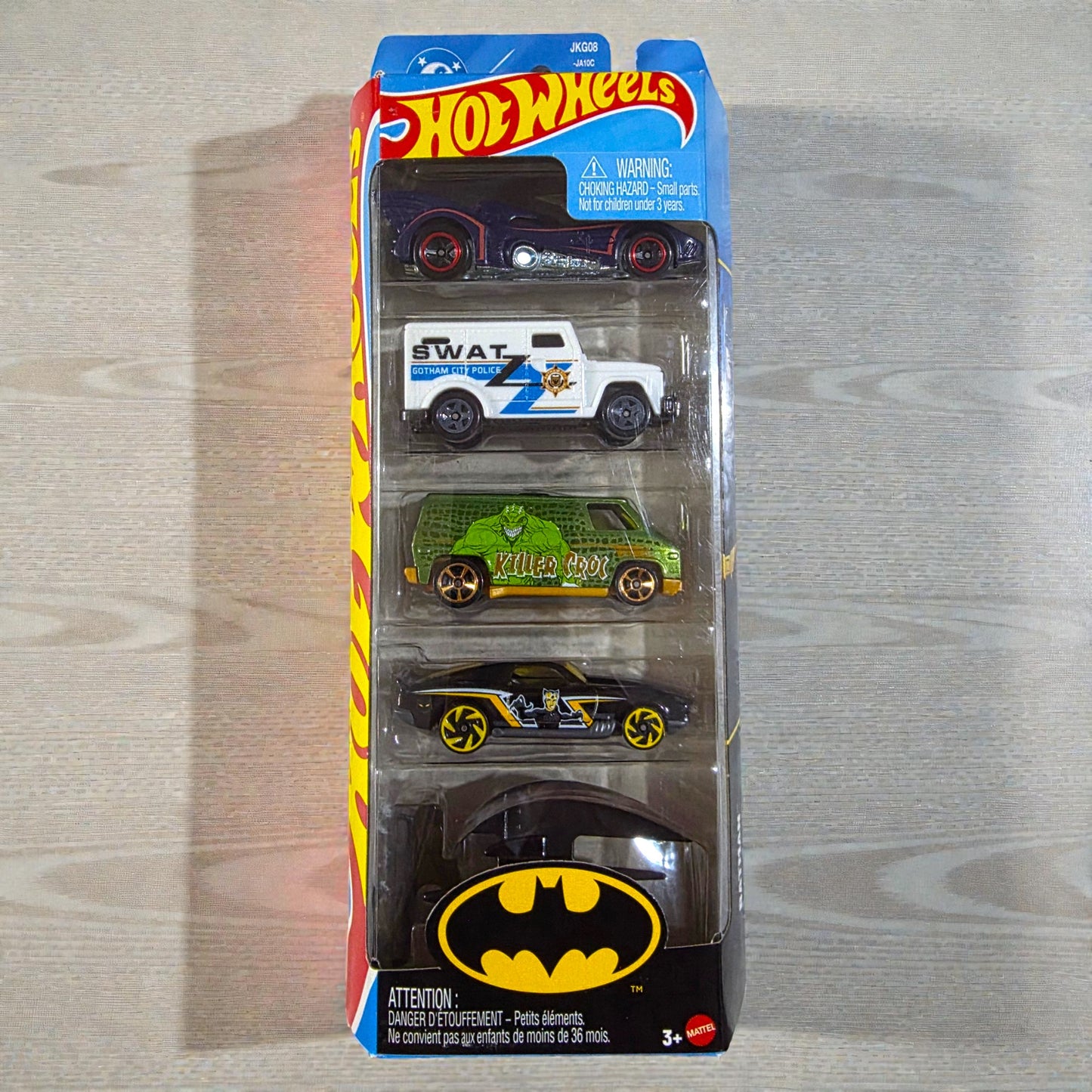 Hot Wheels Pack of 5 - Batman - JKG08 Series - 2026 Edition - JA10C Mattel